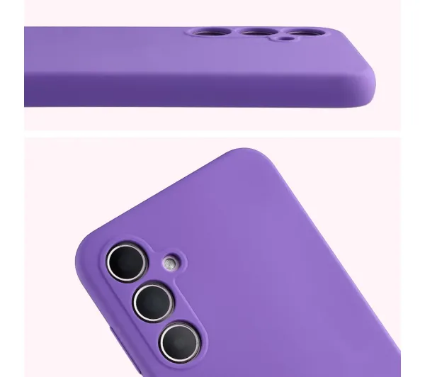Bizon Soft Case do Samsung Galaxy A35 5G Fioletowy
