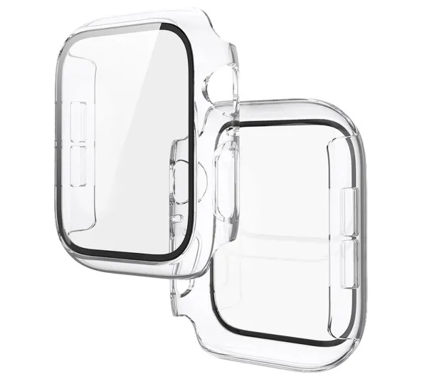 Bizon Case Watch Adamo do Apple Watch SE 3 / SE 2 / SE / 6 / 5 / 4 44mm Przeźroczysty