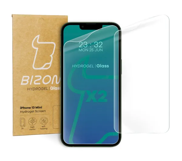 Bizon na ekran Hydrogel Front Duo do iPhone 13 Mini 2 sztuki