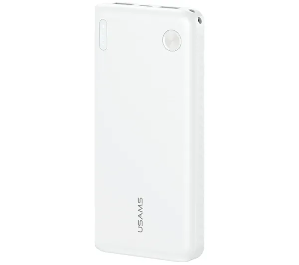 USAMS PB83 2xUSB-A 1xUSB-C 10000mAh Biały