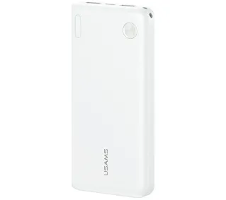 USAMS PB83 2xUSB-A 1xUSB-C 10000mAh Biały