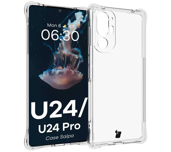 Bizon Salpa do HTC U24 Pro Przezroczysty