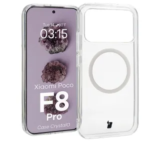 Bizon CrystalO do Xiaomi POCO F8 Pro Przezroczysty