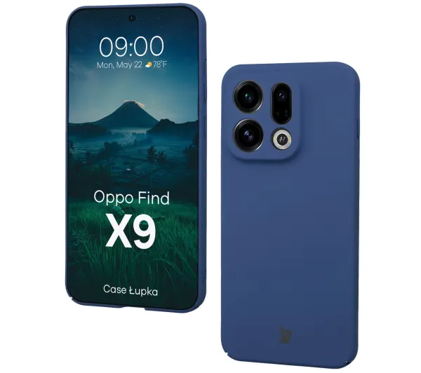 Bizon Łupka do Oppo Find X9 Niebieski