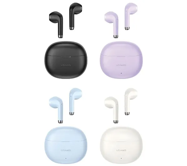USAMS Rhymbo TWS Douszne Bluetooth 5.3 Beżowy