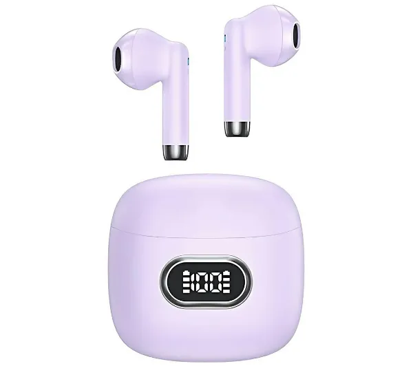 Słuchawki douszne USAMS BHUIAII03 TWS Purpurowy