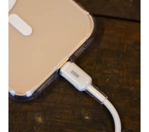 Bizon C354 USB-C do USB-C 60W 1m Biały