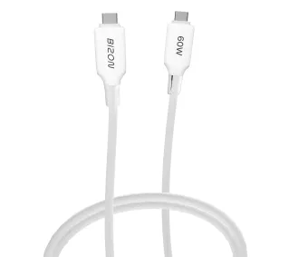 Bizon C354 USB-C do USB-C 60W 1m Biały