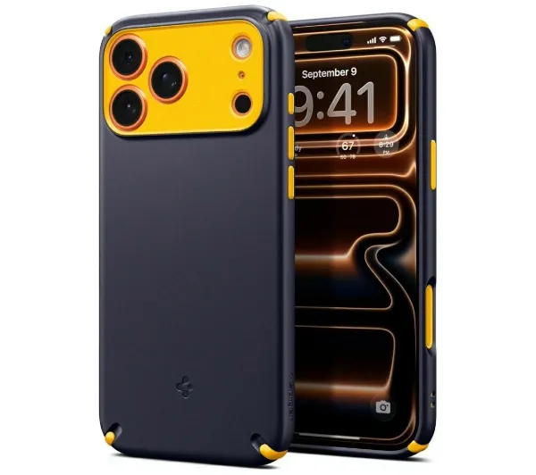 Etui SPIGEN Nano Pop Hybrid MagSafe do Apple iPhone 17 Pro Granatowy