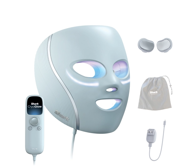 Maska LED do twarzy SHARK FW312EU Cryo Glow Biały
