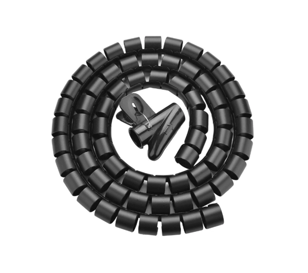 Unitek OT1102ABK03-5M Spiralny 5m Czarny