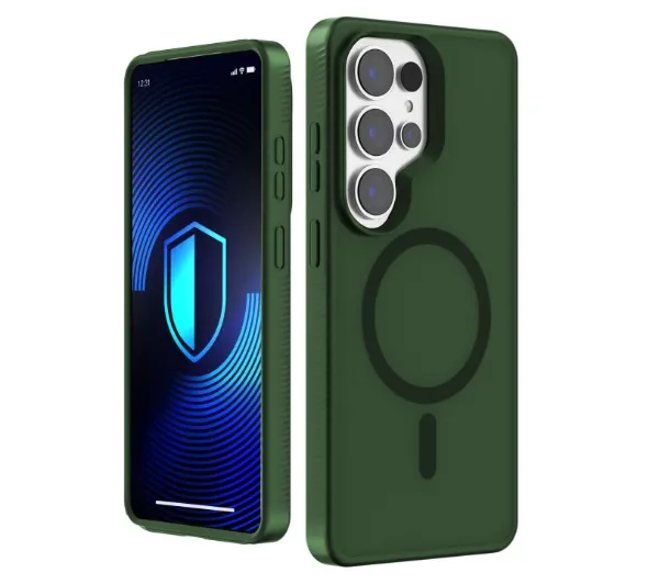 3mk Hardy Hazy MagCase do Galaxy S25 Ultra Zielony