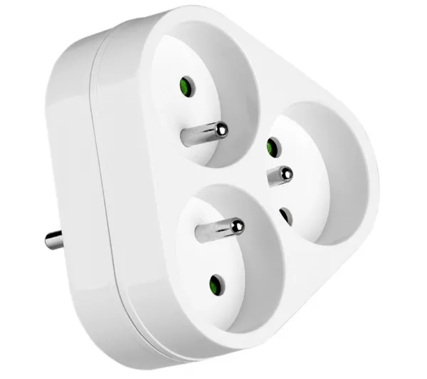 Vayox VA0133 3 gniazda Biały