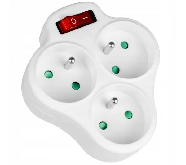 Vayox VA0277 3 gniazda Biały