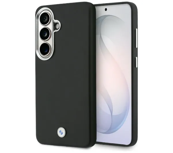 Etui BMW Sign Metal Logo MagSafe do Samsung Galaxy S26+ Czarny