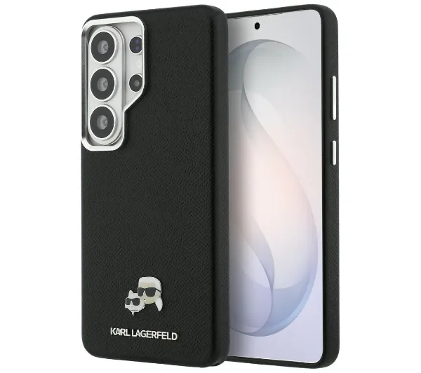 Karl Lagerfeld Saffiano KC Metal Logo MagSafe do Galaxy S26 Ultra Czarny