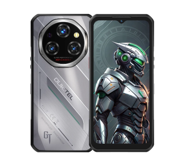 Oukitel WP62 5G 8/256GB 6,6" 120Hz 108Mpix Srebrny