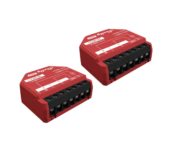 Shelly Relais "1PM Gen3 2er Pack" max 16A 1 Kanal WLAN BT