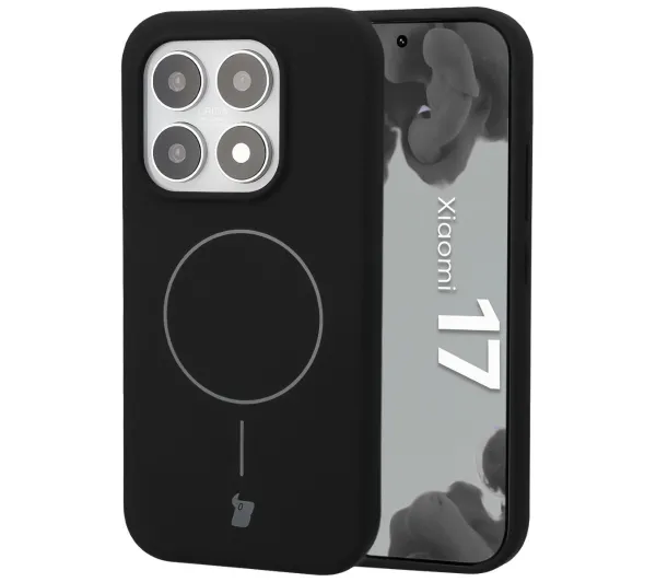 Bizon Soft Magnetic do Xiaomi 17 Czarny