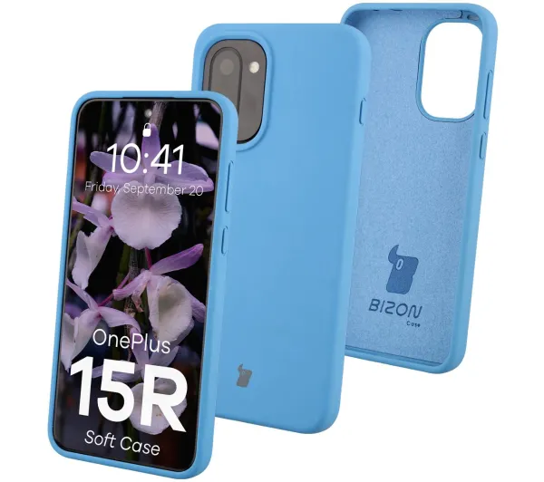Bizon Soft do OnePlus 15R Niebieski