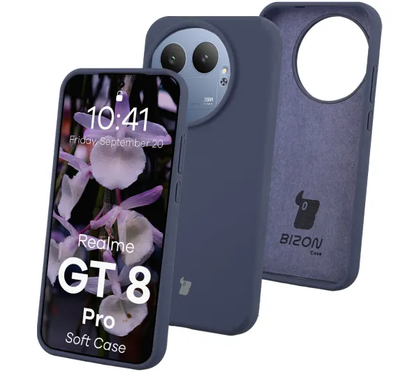 Bizon Soft do Realme GT 8 Pro Granatowy
