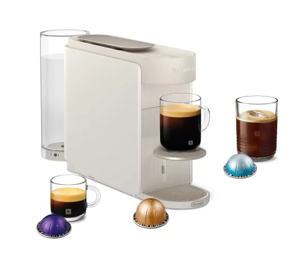 Ekspresy do kawy ciśnieniowe - Nespresso Vertuo UP Delonghi ENV200.W Szerokość 22cm
