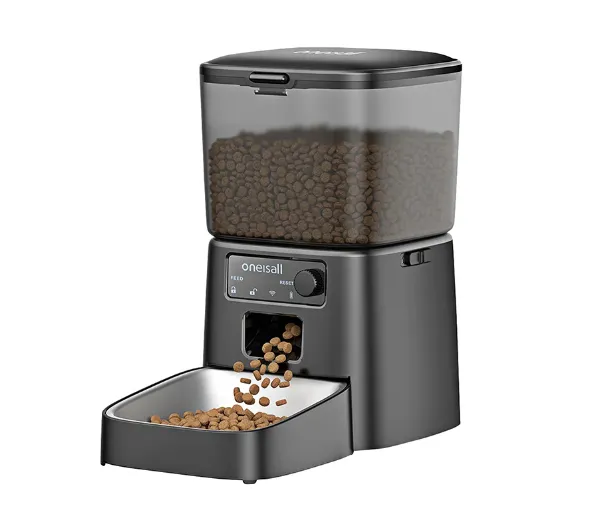 Dozownik karmy automatyczny ONEISALL PFD001 Pro Czarny