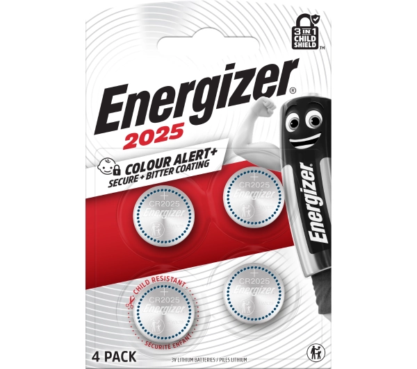 Energizer Secure Child 3w1 CR2025 4 szt.