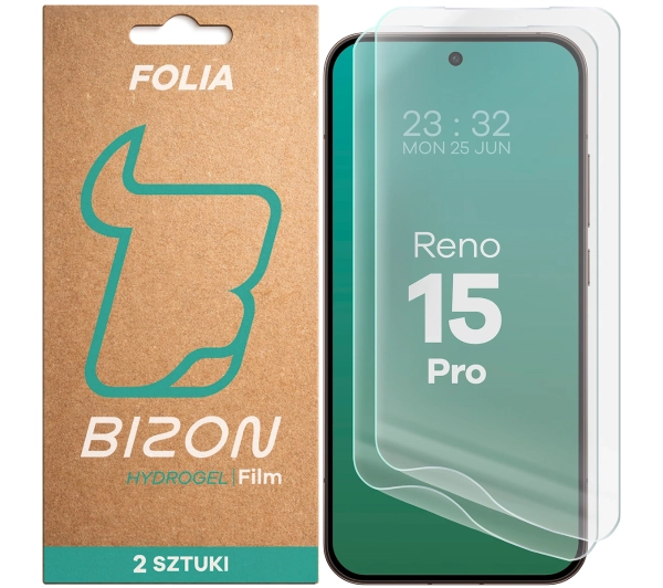 Bizon na ekran Film Hydrogel Front Duo do Oppo Reno 15 Pro 2 sztuki