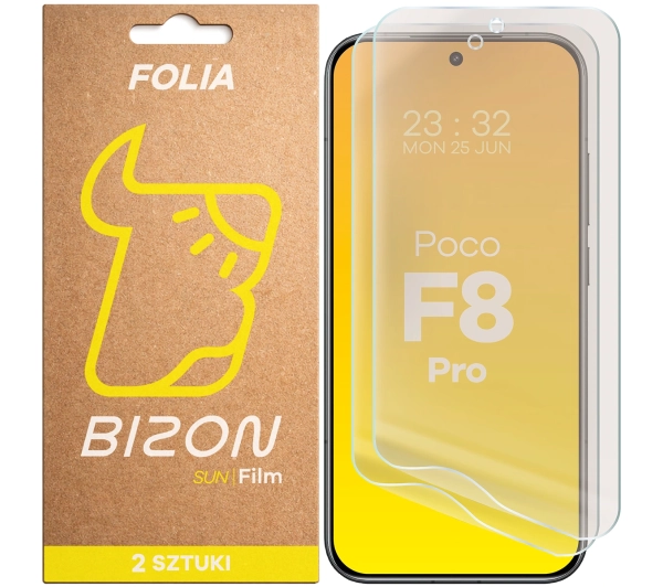 Bizon matowa Film Sun Duo do Xiaomi POCO F8 Pro 2 sztuki