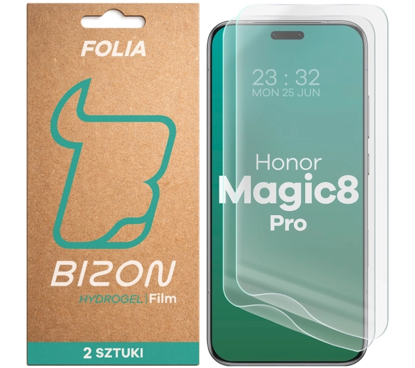 Bizon na ekran Film Hydrogel Front Duo do Honor Magic8 Pro 2 sztuki