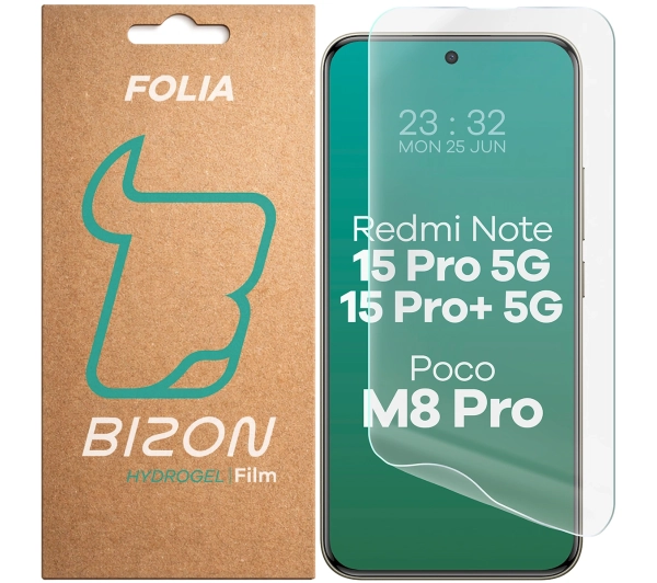Bizon na ekran Film Hydrogel Front do Xiaomi Redmi Note 15 Pro 5G / 15 Pro Plus 5G / POCO M8 Pro 5G