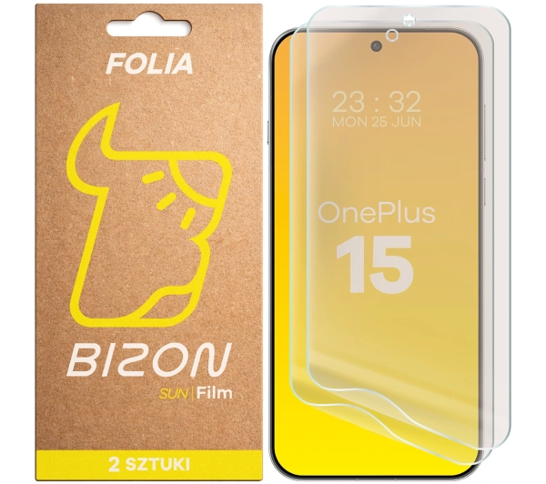 Bizon matowa Film Sun Duo do OnePlus 15 2 sztuki