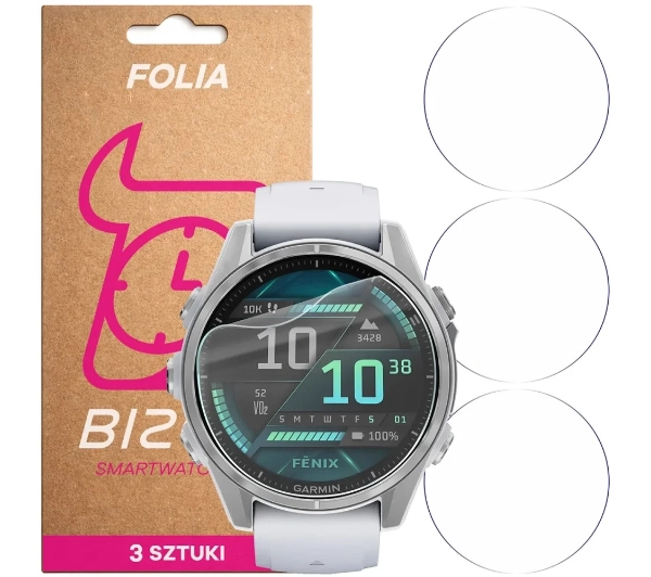 Bizon Watch Film HydroFlex do Garmin Fenix 8 AMOLED 43 mm