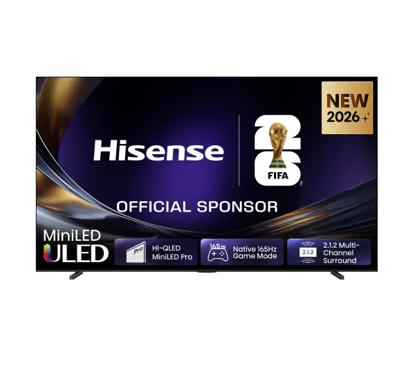 Hisense 100U7S PRO 100" ULED MiniLED 4K 165Hz Smart TV Funkcje AI Dolby Vision Dolby Atmos HDMI 2.1 DVB-T2