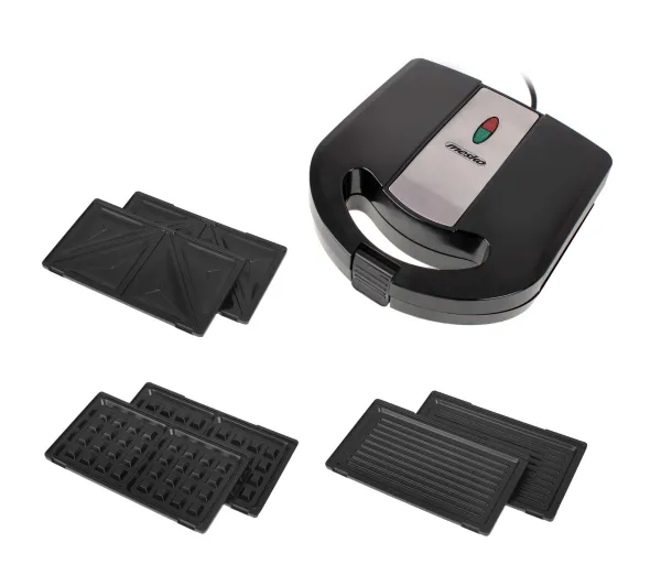 Mesko MS 3045 Trójkąty Gofry Panini 1000W