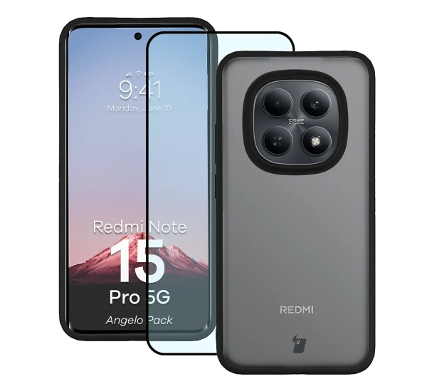 Bizon Angelo Pack do Xiaomi Redmi Note 15 Pro 5G Czarny