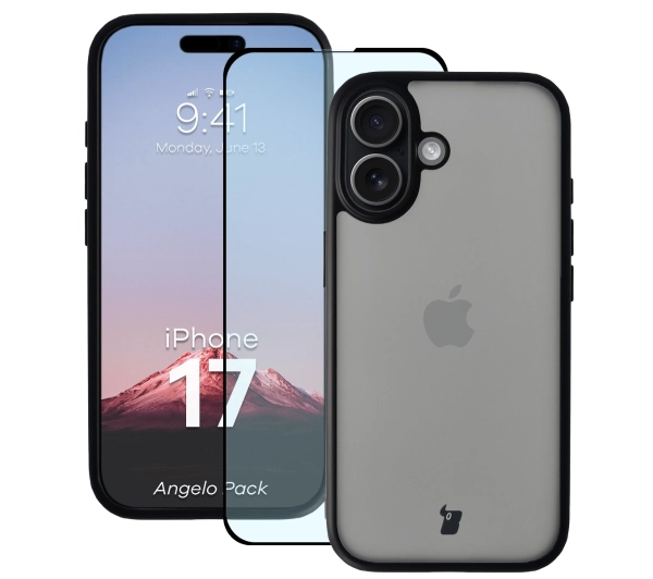 Bizon Angelo Pack do iPhone 17 Czarny