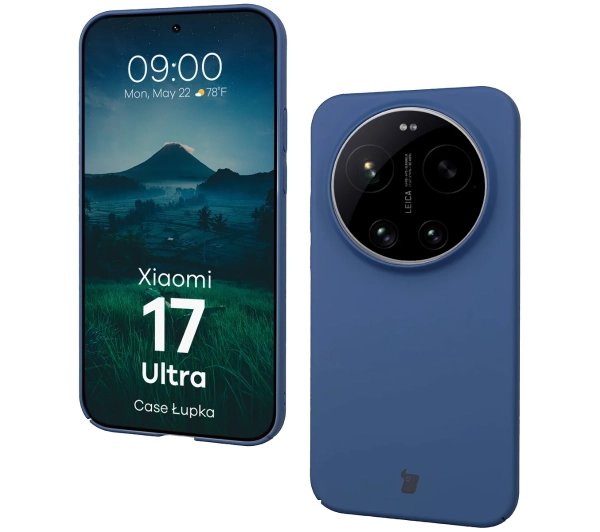 Bizon Case Łupka do Xiaomi 17 Ultra Niebieski