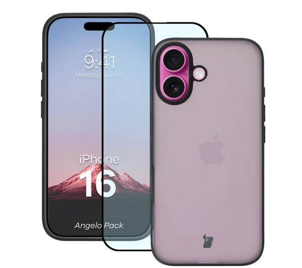 Bizon Angelo Pack do iPhone 16 Czarny