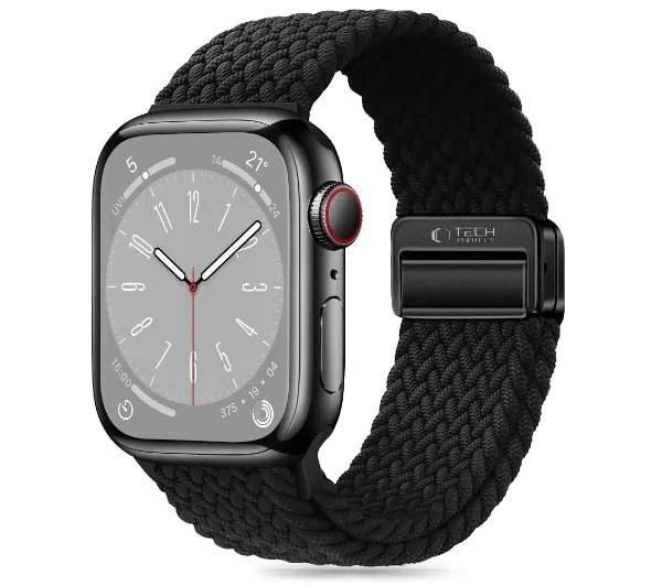 Tech-Protect Nylonmag do Apple Watch 42/44/45/49mm Czarny