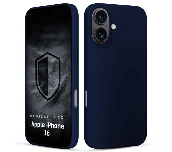 3mk Hardy Mellow Case do iPhone 16 Granatowy