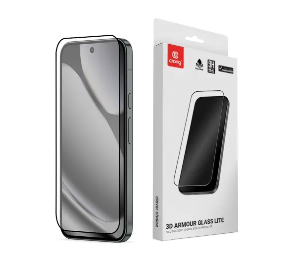 Crong 3D Armour Glass Lite do Google Pixel  9 Pro XL / 10 Pro XL