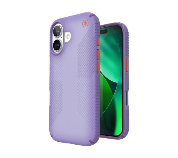 Etui Speck Presidio Lux Grip do iPhone 17 MagSafe Wytrzymałe Fioletowe