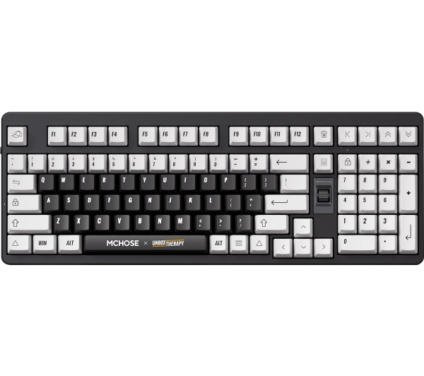 MCHOSE UT98 Kailh Icy Creamsicle Switch Czarno-Biały
