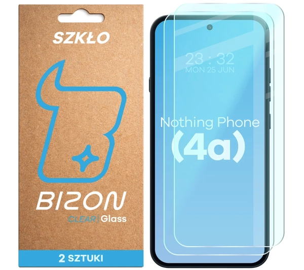 Bizon na ekran Glass Clear Duo do Nothing Phone 4a 2 sztuki