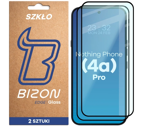Bizon z ramką Glass Edge Duo do Nothing Phone 4a Pro 2 sztuki