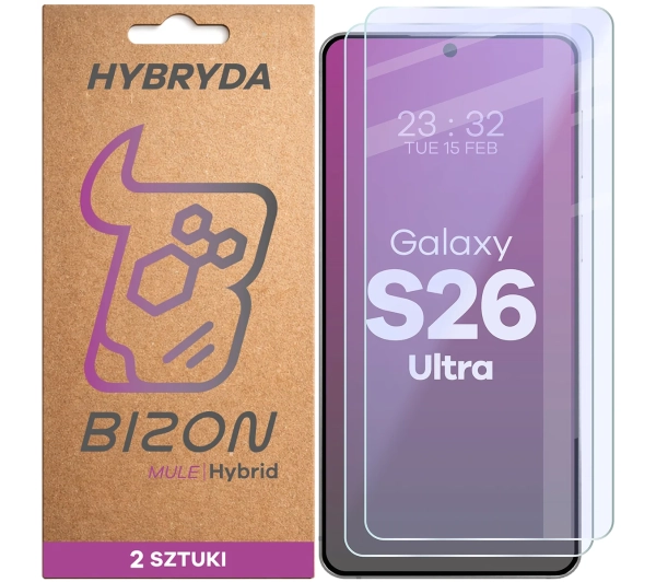 Bizon elastyczne Hybrid Mule Duo do Galaxy S26 Ultra 2 sztuki