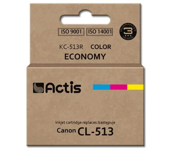 Actis KC-513R Tusz do drukarki Canon, Zamiennik Canon CL-513;  Standard;  15 ml;  kolor.