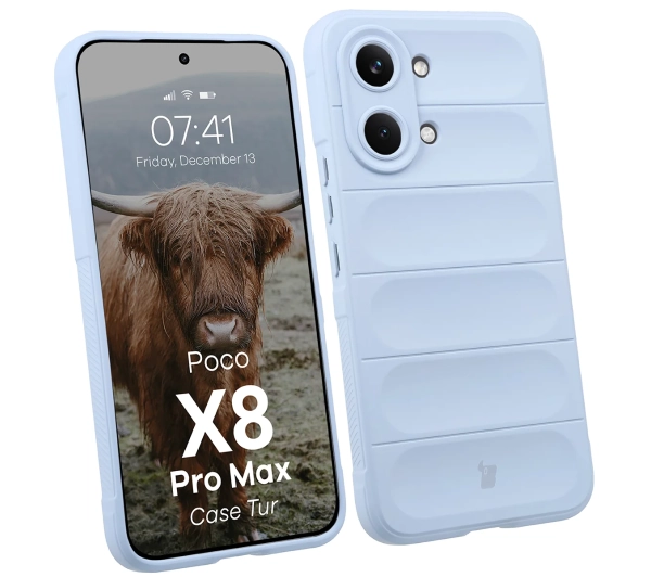 Bizon Case Tur do Xiaomi POCO X8 Pro Max Jasnoniebieski